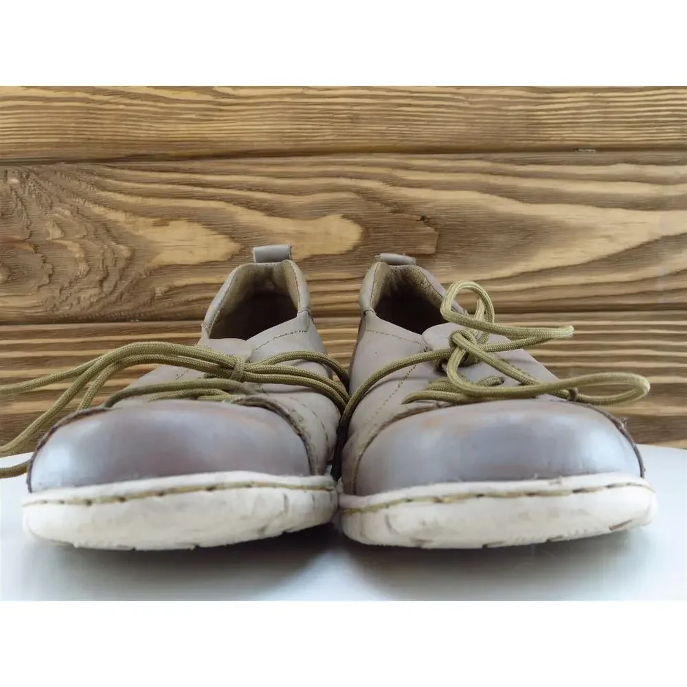 Born Size 7‎ Sneaker Brown Leather Medium Lace Up Women